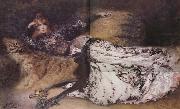 Georges Clairin Portrait de Sarah Bernhardt oil